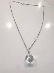 Freeform glass pendant