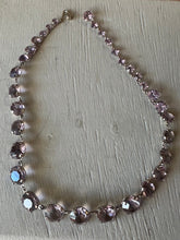 Load image into Gallery viewer, Antique, collet-set amethyst rivière Art Deco necklace (Anna Wintour)