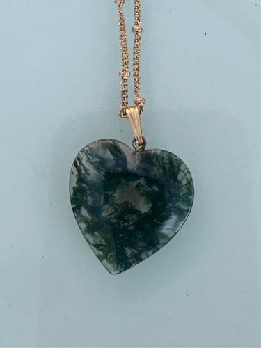 The Kate Moss Agate heart