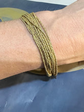 Load image into Gallery viewer, Multi strand gold rope chain bracelet