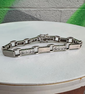 Sterling tennis bracelet