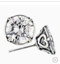 Load image into Gallery viewer, Brighton 10mm CZ post earrings