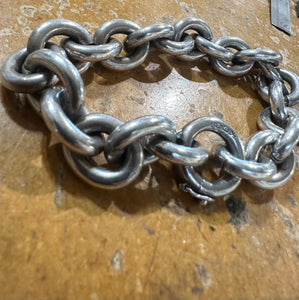 Cody heavy link sterling mens chain bracelet (121.05 grams)