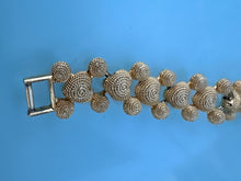 Load image into Gallery viewer, Etruscan Revival style gold tone bracelet