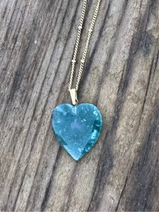 The Kate Moss Agate heart