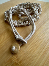 Load image into Gallery viewer, Triple strand Tiny Snail Shell