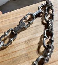 Load image into Gallery viewer, Sterling &amp; CZ chain bracelet