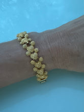 Load image into Gallery viewer, Etruscan Revival style gold tone bracelet