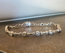 Load image into Gallery viewer, Stunning tennis sterling bracelet