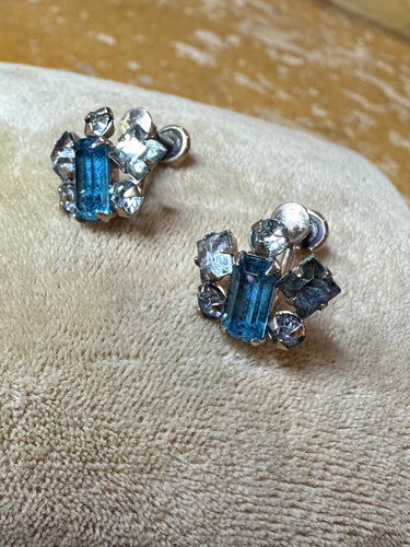Phyllis screw on gold butterfly earrings