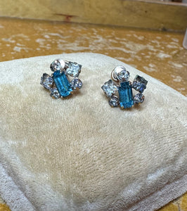 Phyllis screw on gold butterfly earrings