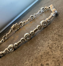 Load image into Gallery viewer, Stunning tennis sterling bracelet