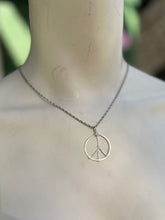 Load image into Gallery viewer, Peace out necklace