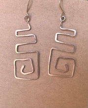 Load image into Gallery viewer, Inca inspired geometric earrings