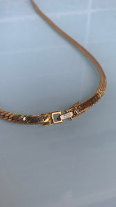 Napier gold herringbone chain