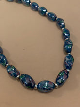Load image into Gallery viewer, Vintage lamp work glass bead necklace