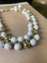 Load image into Gallery viewer, White beaded choker