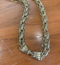 Load image into Gallery viewer, Long vintage gold triple chain