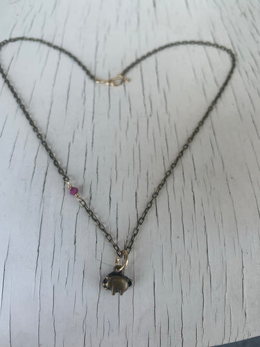 Piggie necklace