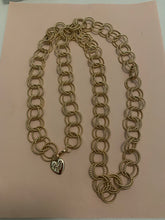 Load image into Gallery viewer, Betsy Johnson gold tone link necklace