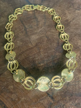 Load image into Gallery viewer, Napier gold and pearl choker