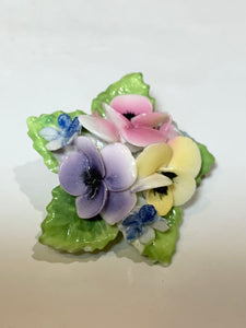 Thorley “bone china” flower pin