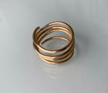 Load image into Gallery viewer, Brass wrap ring