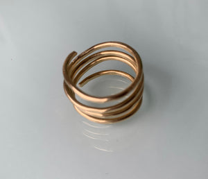 Brass wrap ring