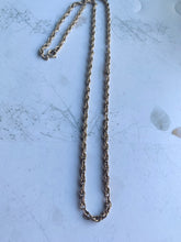 Load image into Gallery viewer, Vintage gold rope chain