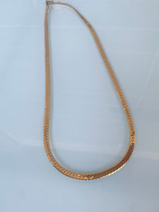 Napier gold herringbone chain