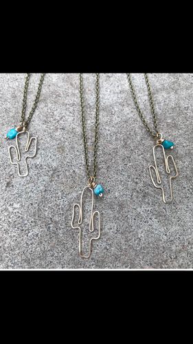 Brass saguaro