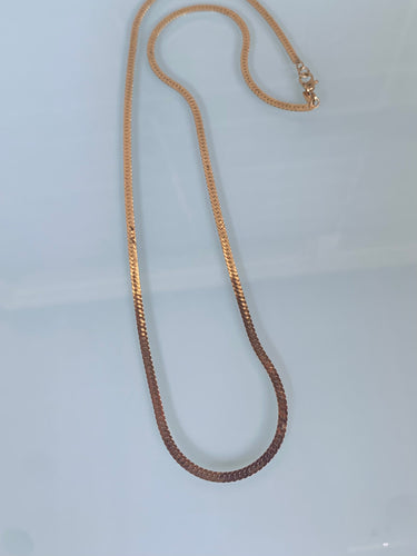 Monet gold herringbone chain