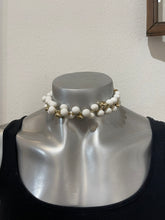 Load image into Gallery viewer, White beaded choker