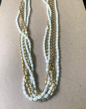 Load image into Gallery viewer, Napier white/gold multi strand