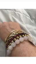 Load image into Gallery viewer, Rose quartz inspire bracelet