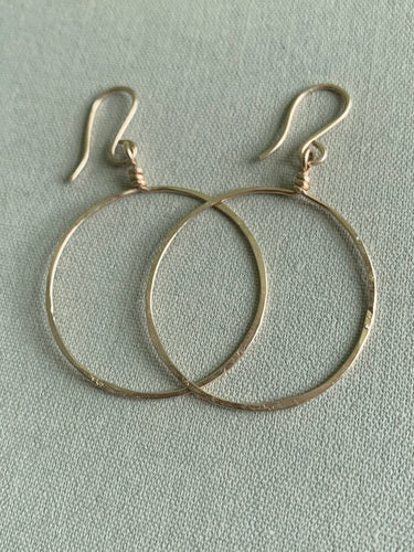 Small hoops (gold or silver)