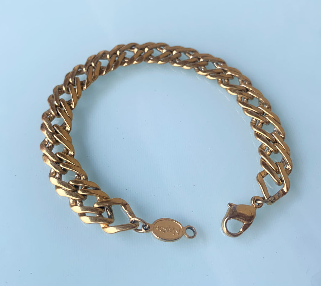 Napier gold chain bracelet