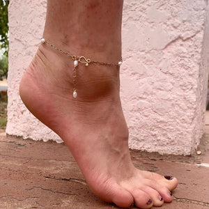 Pearl anklet