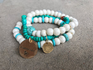 Personalized Stretchy stone bracelet