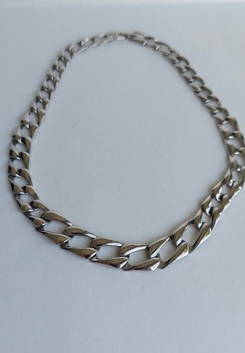 Napier silver tone statement chain