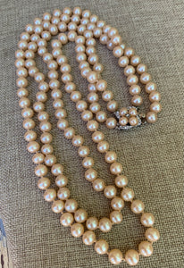 Stunning 2 strand cream pearls