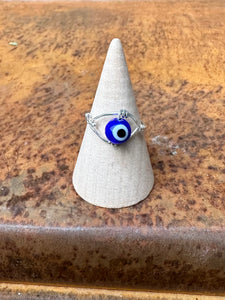 Evil eye ring