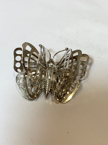 Trifari 3-D butterfly brooch