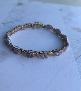Vintage pavé diamond bracelet