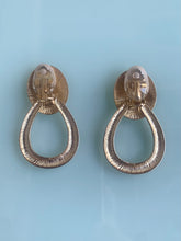 Load image into Gallery viewer, Satin finish goldtone door- knocker clip ons