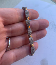 Load image into Gallery viewer, Vintage pavé diamond bracelet