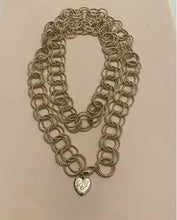Load image into Gallery viewer, Betsy Johnson gold tone link necklace