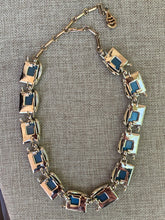 Load image into Gallery viewer, Coro blue thermoset necklace